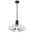  6 Light  Halogen Pendant, Mb W/ Wh Opal Glass | AMA-186P-MB