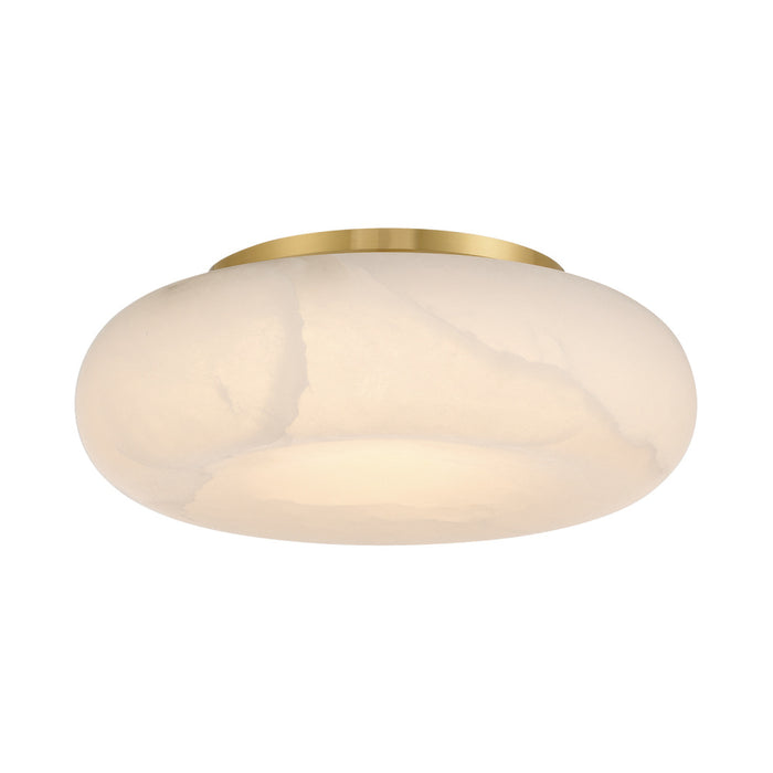 Acme 16'' Integrated Led Aged Brass Flush Mount | AME-405-AG