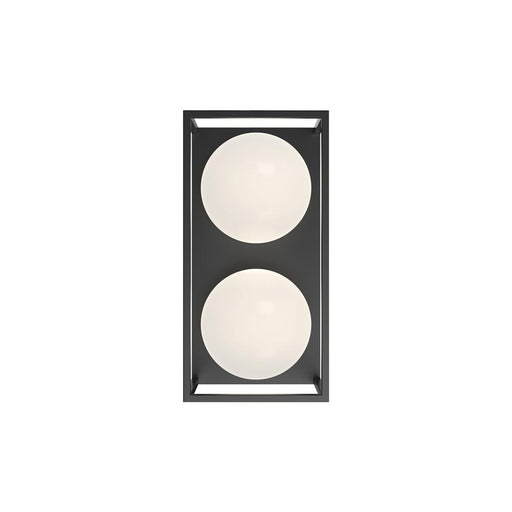 Alora Amelia 13-in Black 2 Lights Exterior Wall Sconce