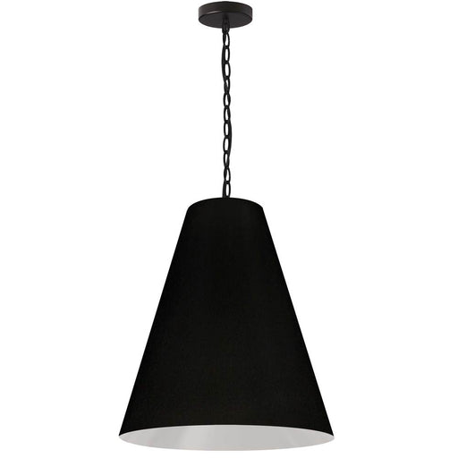 1lt Anaya Medium Pendant, Mb W/ Bk Shade | ANA-M-MB-797