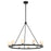 Crystorama Aragon 10 Light Matte Black Chandelier