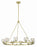 Crystorama Aragon 10 Light LED Soft Brass Chandelier