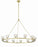 Crystorama Aragon 12 Light LED Soft Brass Chandelier