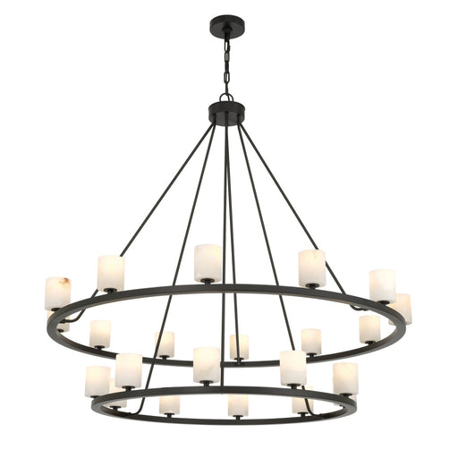 Aragon 46.75'' Led Matte Black Chandelier | ARA-10268-MK-ST