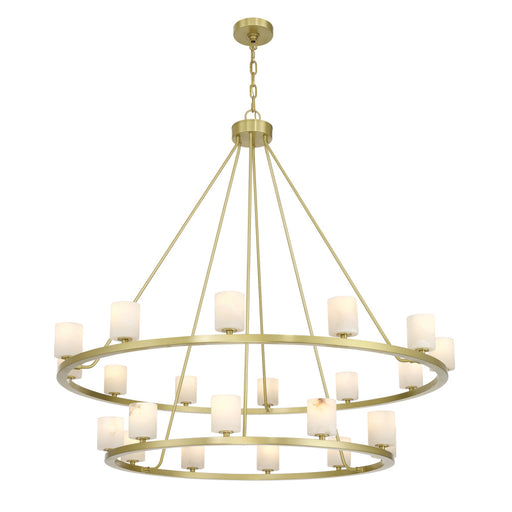 Aragon 46.75'' Led Soft Brass Chandelier | ARA-10268-SB-ST