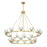 Aragon 48'' Led Soft Brass Chandelier | ARA-10268-SB