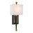 Ardson 1 Light Matte Black + Vibrant Gold Sconce | ARD-832-MK-VG