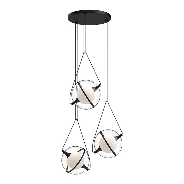 Kuzco Lighting Inc Aries 28-in Black LED Chandeliers