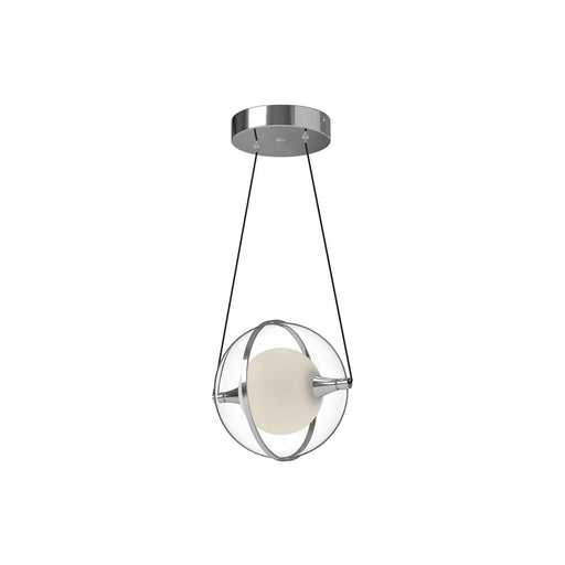 Aries 8-in Chrome Led Pendant | PD76708-CH-UNV