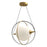 Aries 16-in Brushed Gold Led Pendant | PD76716-BG
