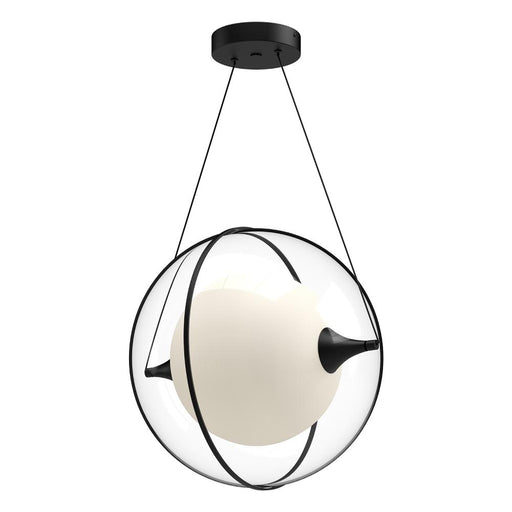 Aries 16-in Black Led Pendant | PD76716-BK