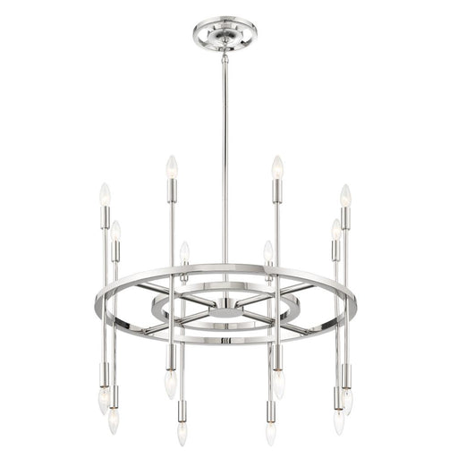 Aries 16 Light Polished Nickel Chandelier | ARS-B4016-PN