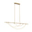 Alora Aryas 60-in Vintage Brass LED Linear Pendant
