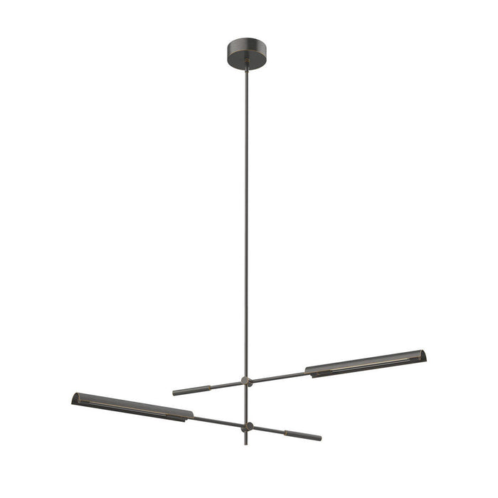Astrid 2 Head Metal Shade/urban Bronze Led Multi Pendant | MP316402UBMS