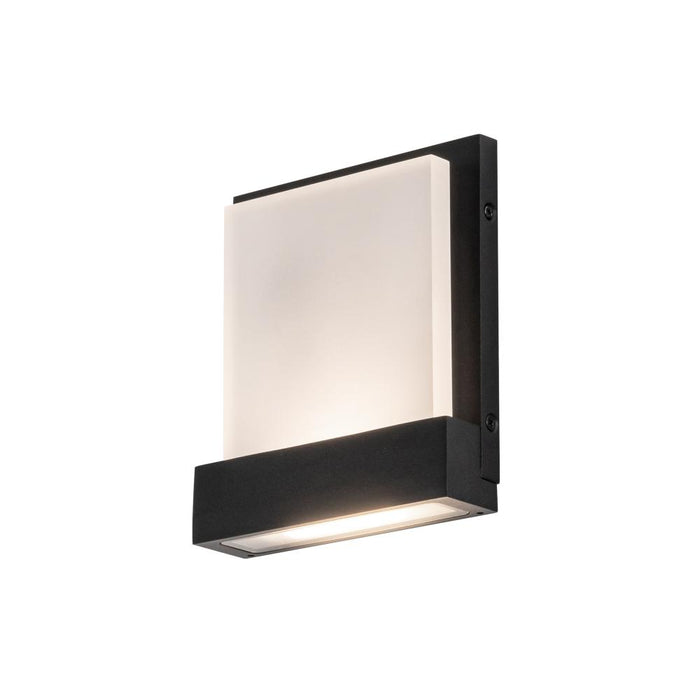 Guide 7-in Black Led All Terior Wall | AT33407-BK
