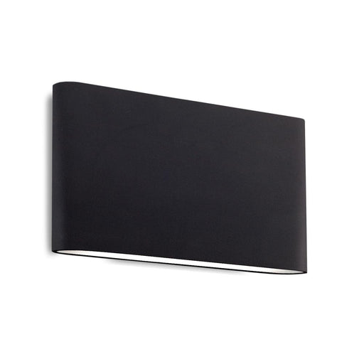 Slate 10-in Black Led All Terior Wall | AT68010-BK-UNV
