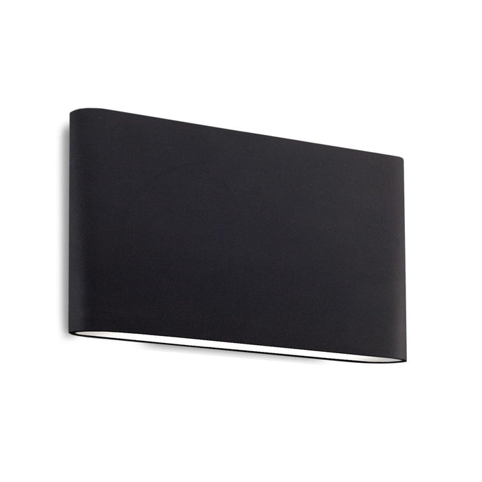 Slate 10-in Black Led All Terior Wall | AT68010-BK-UNV