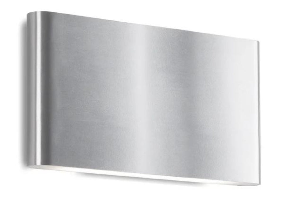 Slate 10-in Brushed Nickel Led All Terior Wall | AT68010-BN-UNV