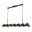 Atlas 42-in Black Linear Pendant | LP57642-BK