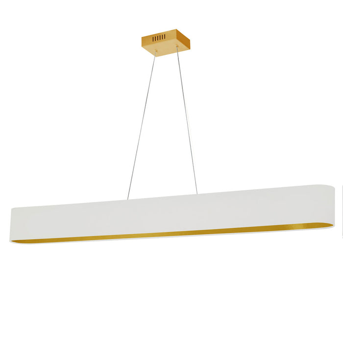 30w Horiz Pendant, Wht/gld Shade, Agb | AUB-R5030HP-AGB-692