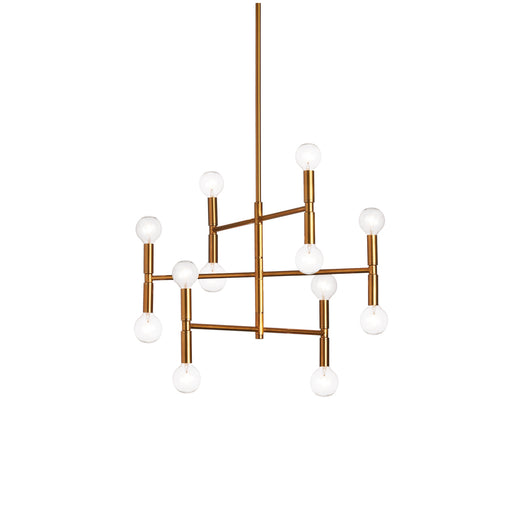  12 Light  Chandelier, Vintage Bronze Finish | AVA-2012C-VB