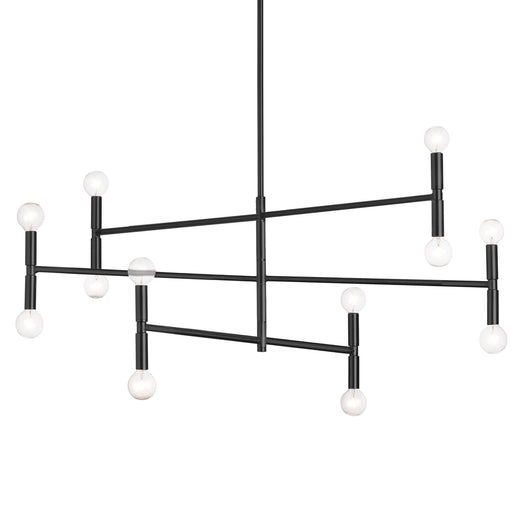  12 Light  Incandescent Chandelier, Mb | AVA-4012C-MB