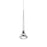 Bach 5-in Chrome Led Pendant | 402601CH-LED