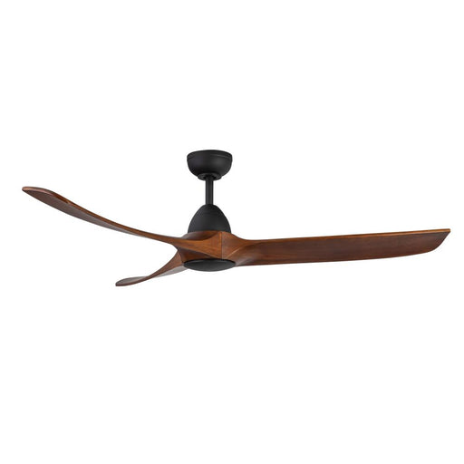 Baylor 60-in Matte Black/dark Walnut Led Ceiling Fan | CF77860-MB/DW