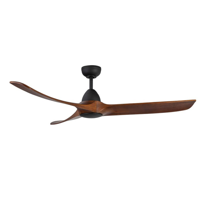 Baylor 60-in Matte Black/dark Walnut Led Ceiling Fan | CF77860-MB/DW