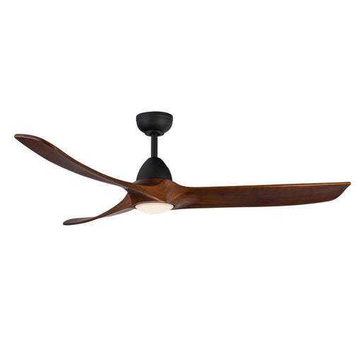 Baylor 60-in Matte Black/dark Walnut Led Ceiling Fan | CF97860-MB/DW