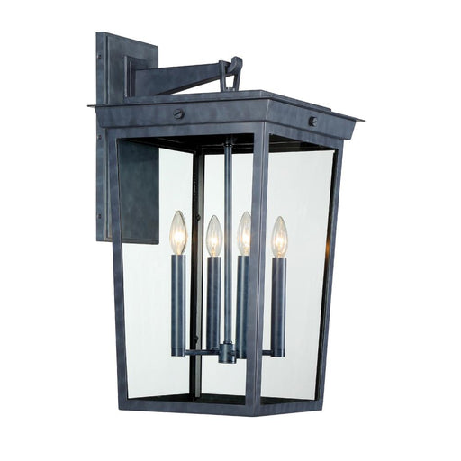 Crystorama Belmont 4 Light Graphite Outdoor Sconce
