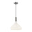 Belleview 12-in Brushed Nickel/opal Glass 1 Light Pendant | PD532312BNOP
