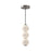 Alora Bijou 7-in Brushed Nickel/Opal Matte Glass LED Pendant