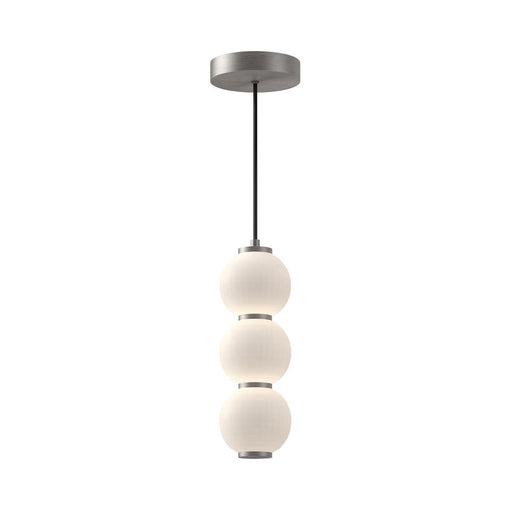 Bijou 7-in Brushed Nickel/opal Matte Glass Led Pendant | PD530313BNOP