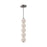 Alora Bijou 5-in Brushed Nickel/Opal Matte Glass LED Pendant
