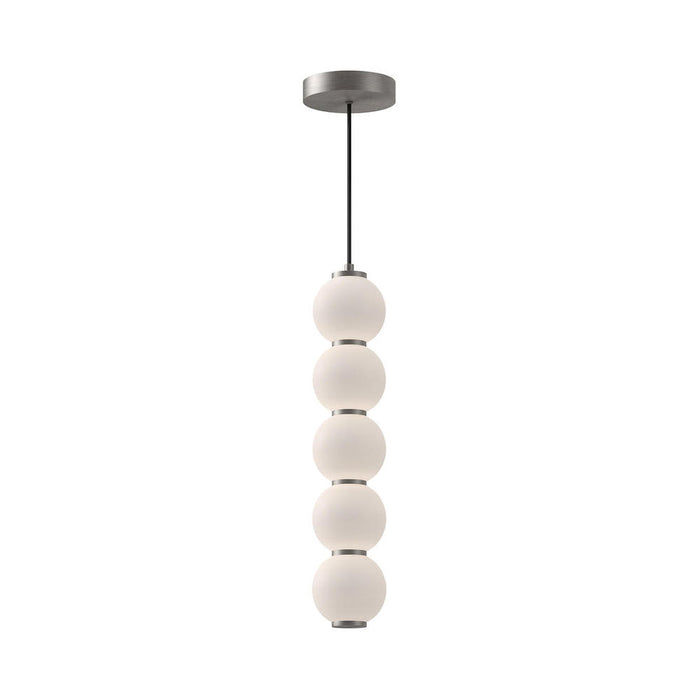 Bijou 5-in Brushed Nickel/opal Matte Glass Led Pendant | PD531515BNOP