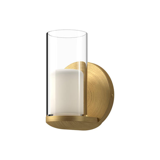 Birch 3-in Brushed Gold/clear Led Wall Sconce | WS53505-BG/CL