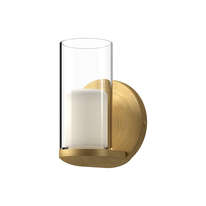 Birch 3-in Brushed Gold/clear Led Wall Sconce | WS53505-BG/CL