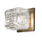 1lt Wall Sconce, Agb W/ Clr Ribbed Glass | BKY-51W-AGB-CLR
