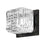 1lt Wall Sconce, Mb W/ Clr Ribbed Glass | BKY-51W-MB-CLR