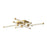 Blade 34-in Brushed Gold Led Flush Mount | FM23534-BG-UNV