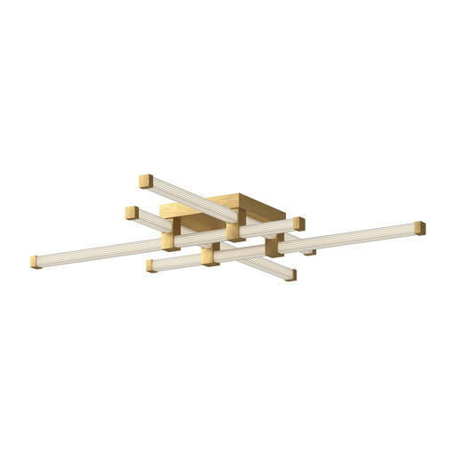 Blade 34-in Brushed Gold Led Flush Mount | FM23534-BG-UNV