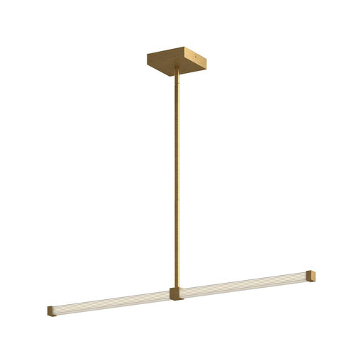 Blade 32-in Brushed Gold Led Linear Pendant | LP23532-BG