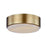 Blanco 8-in Vintage Brass/alabaster Led Flush Mount | FM325108VBAR