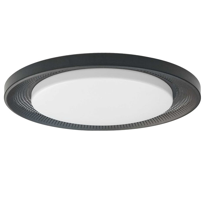 30w Flush Mount, Mb W/ Wh Acrylic Diffuser | BLL-1730LEDFH-MB
