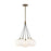 Kuzco Lighting Inc Bolla 16-in Brushed Gold/Opal Glass LED Chandelier