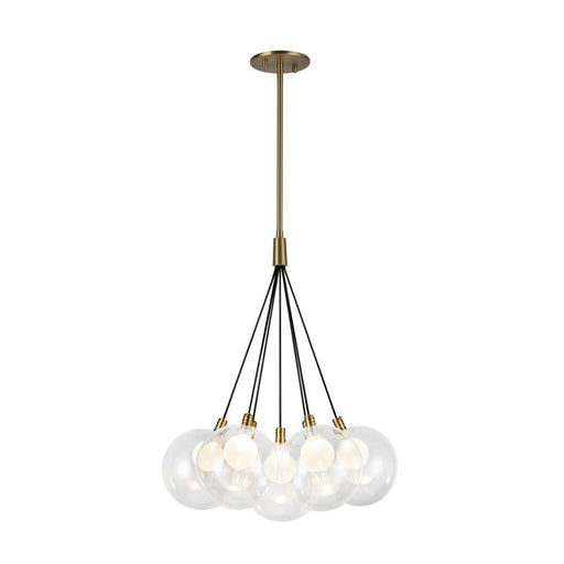 Bolla 16-in Brushed Gold Led Chandelier | CH3117-BG