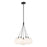 Bolla 16-in Black/opal Glass Led Chandelier | CH3117-BK/OP
