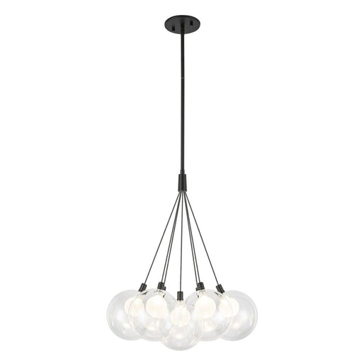 Kuzco Lighting Inc Bolla 16-in Black LED Chandelier