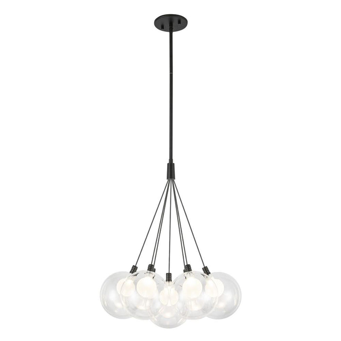 Kuzco Lighting Inc Bolla 16-in Black LED Chandelier